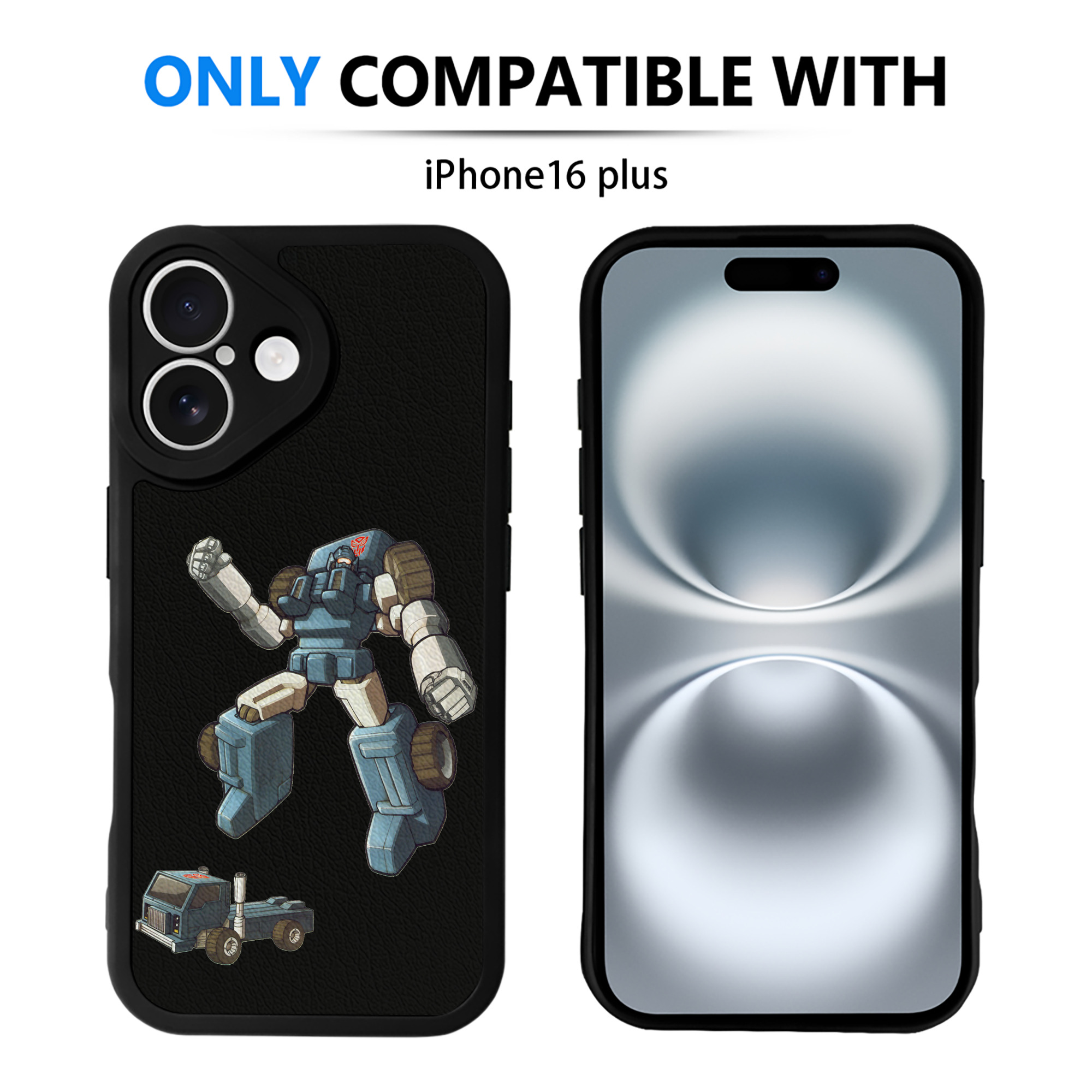 （画像用）  【iPhone 16シリーズ対応】シリコンスマホケース（レザー調） 材質：シリコン